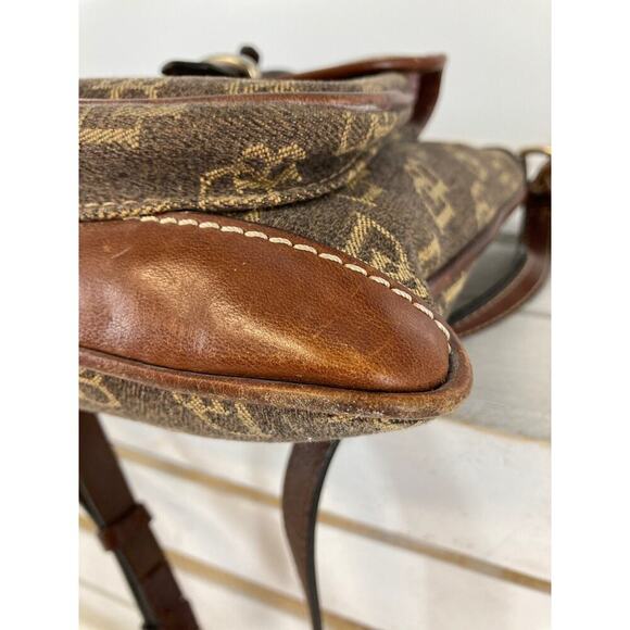 DOONEY & BOURKE, BROWN SIGNATURE CANVAS CROSSBODY BAG ASIS - Picture 8 of 16